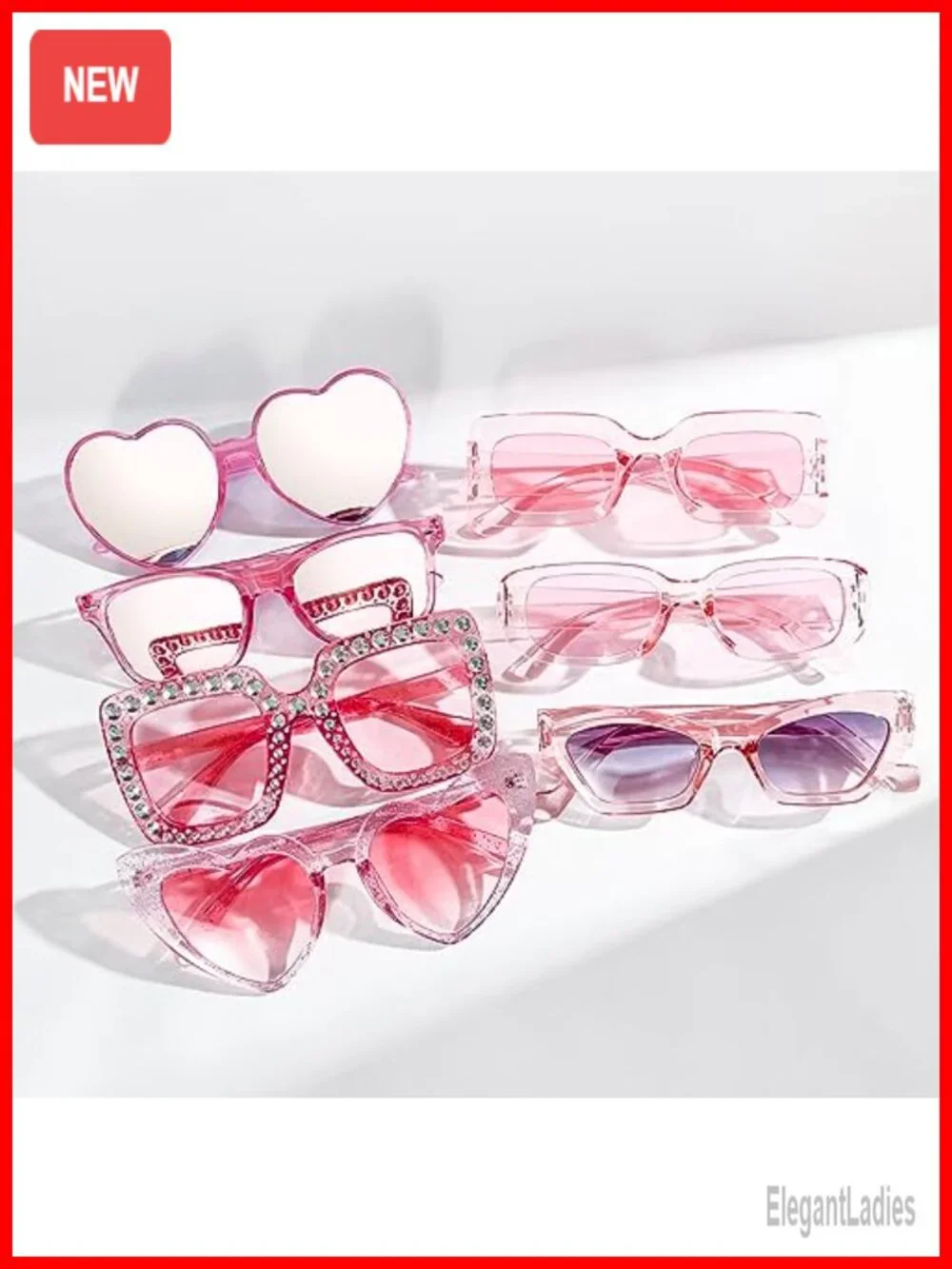 10 Pack Retro Party Sunglasses Set for Women - Trendy Costume Accessories
